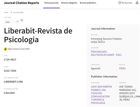 LIBERABIT. Revista Peruana de Psicología