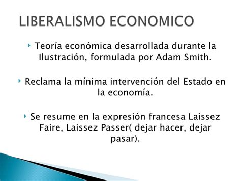 Liberalismo Economico
