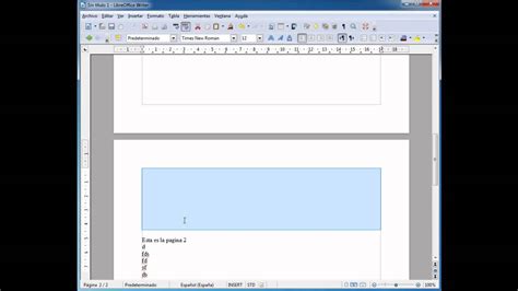 LibreOffice writer: salto de pagina   YouTube