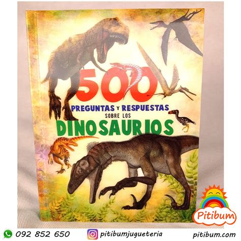 Libro: 500 preguntas y respuestas sobre Dinosaurios   Pitibum