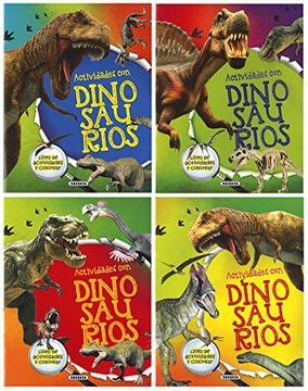Libro Actividades Con Dinosaurios  4 Títulos , Susaeta ...