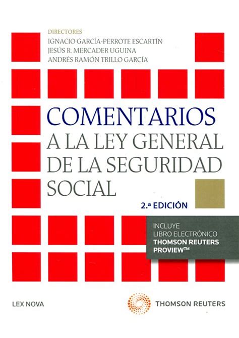 Libro: Comentarios a la Ley General de la Seguridad Social ...