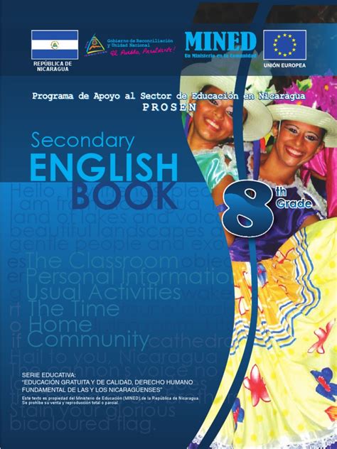 Libro de Ingles 8vo Grado | Libros | Modificación de comportamiento