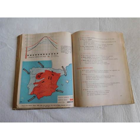 Libro de texto geografía de España. Sm. 1958.