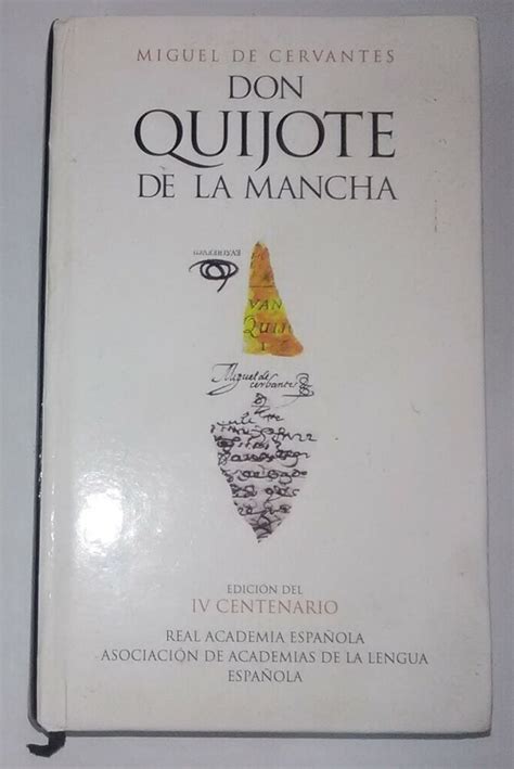 Libro Don Quijote de la Mancha Edición IV Centena Español By Miguel de ...