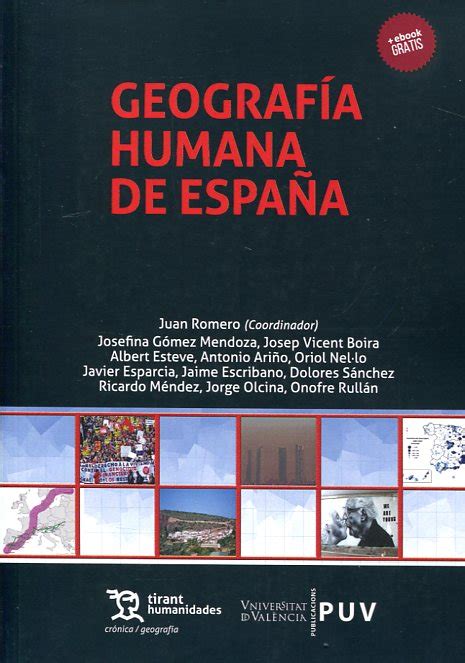 Libro: Geografía humana de España   9788416786657   Romero ...