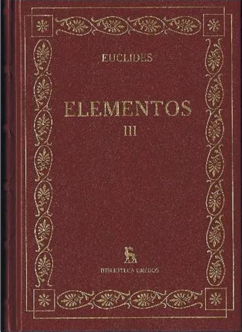 Libro III de los Elementos de Euclides | Biblioteca ...