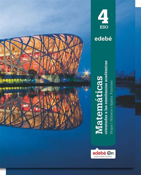 Libro Matemáticas Académicas 4º ESO Edebé Proyecto Edebé ...