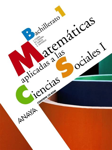 Libro Matemáticas Aplicadas a las Ciencias Sociales I 1º ...