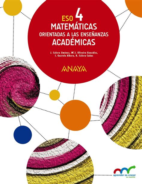Libro Matemáticas Orientadas a las Enseñanzas Académicas ...