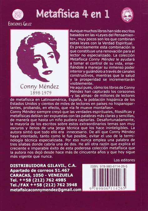 Libro Metafísica 4 En 1 Conny Mendez Volumen 1 | Mercado Libre