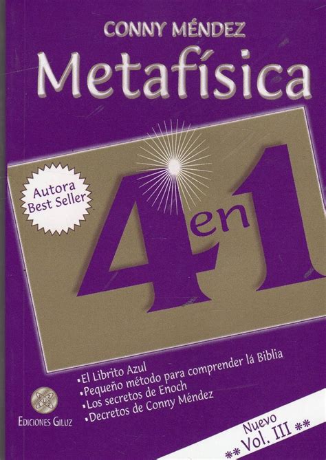 Libro: Metafísica 4 En 1 Vol 3 Conny Méndez $ 390,00 en Mercado Libre