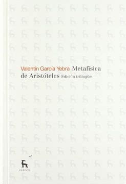 Libro Metafísica de Aristóteles: Edición Trilingüe  Varios Gredos ...