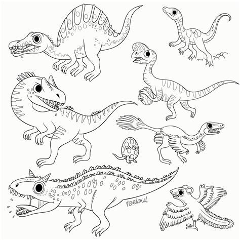 Libro Para Colorear De Dinosaurios Pdf