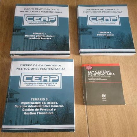 Libros para oposiciones funcionario de prisiones en España | Clasf ...