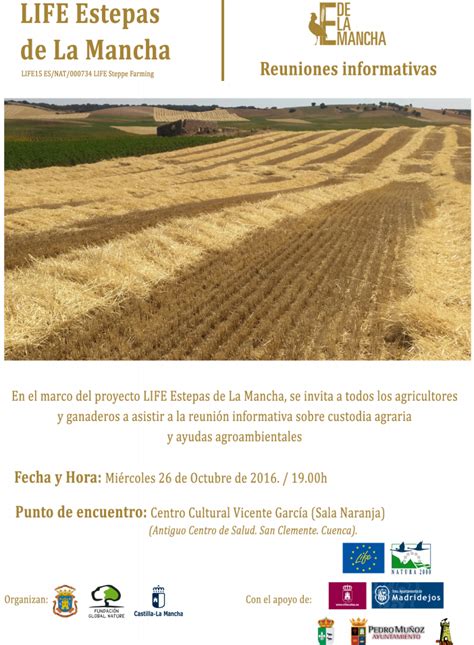LIFE Estepas de La Mancha: Reunión Informativa el 26/10 para ganaderos ...