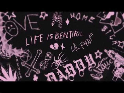 Lil peep life beautiful lyrics, life is beautiful is the third single