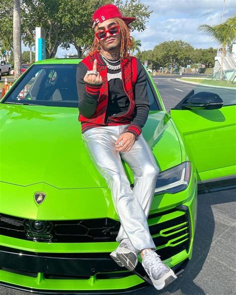 Lil Pump Wearing a Givenchy Bomber With LV Sunglasses & Chanel Sneakers ...