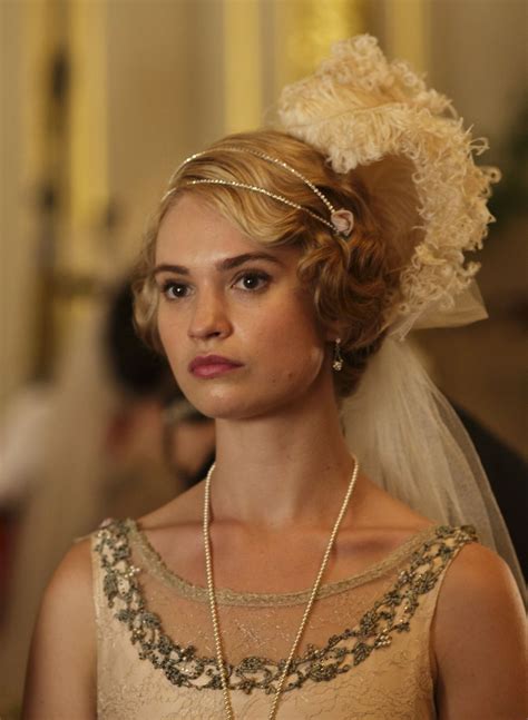 Lily James as Lady Rose MacClare in Downton Abbey Series 4 ...
