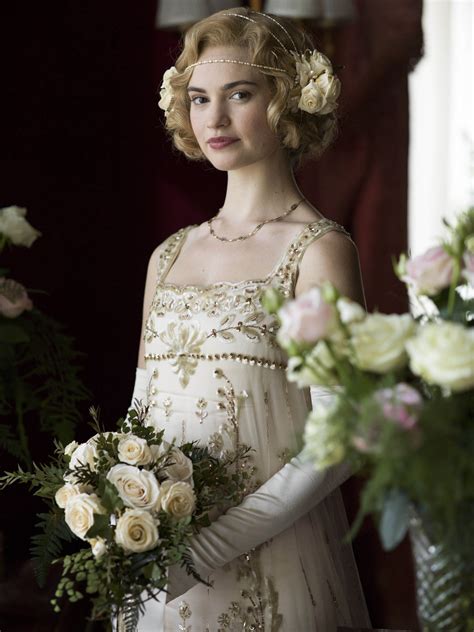 Lily James  as Lady Rose McClare  in Downton Abbey. | Lily ...