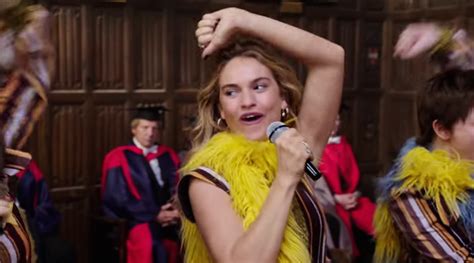 Lily James Belts Her Heart Out In The New Mamma Mia ...