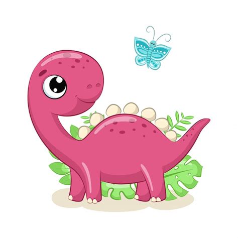 Lindo bebé dinosaurio ilustración. ilustración para baby shower ...