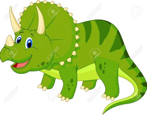 Lindo triceratops de dibujos animados | Imagenes de ...