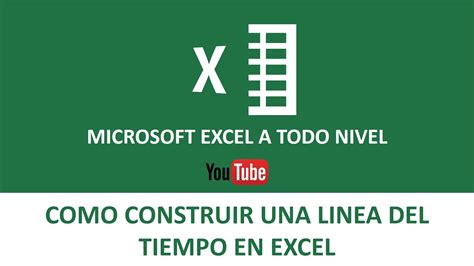 Linea del Tiempo en Excel | Cálculo del tiempo en Excel ...