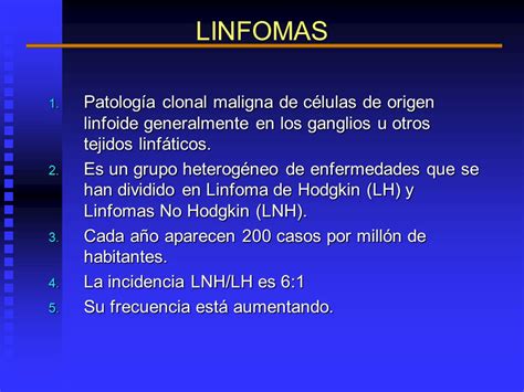 Linfomas Dr. Mauricio Ocqueteau T PROGRAMA DE CANCER   ppt ...
