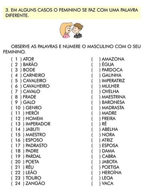. Língua Portuguesa   Gramática   Gênero do Substantivo ...