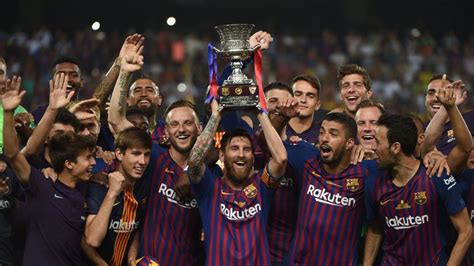 Lionel Messi breaks Barcelona trophy record with Spanish Super Cup title