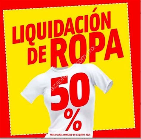 Liquidación de ropa en Mega Soriana: 50% de descuento en prendas con ...