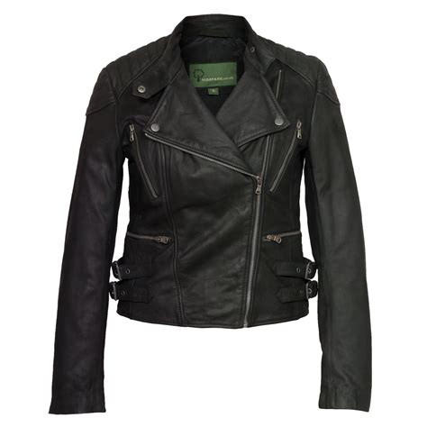 Lisa: Women s Black Leather Biker Jacket | Hidepark Leather