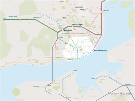 Lisbon Rail Map   A Smart City Map, Even Offline! Download ...