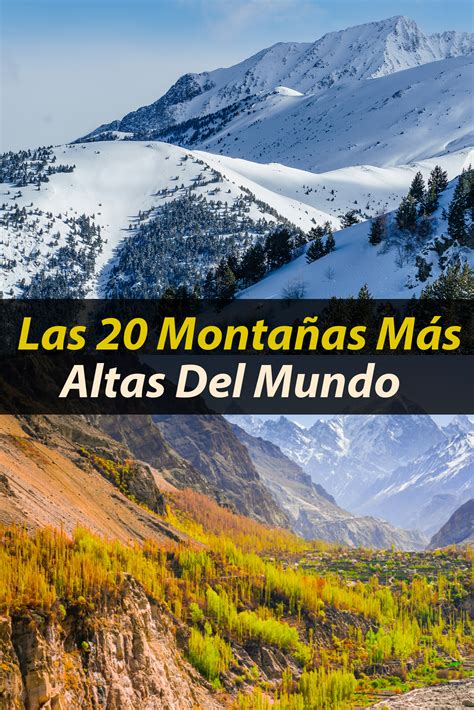 Lista De Las Montañas Mas Altas Del Mundo   Mayoría Lista