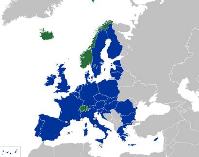 Lista de los países de la UE y AELI