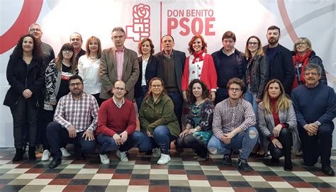 Lista muy continuista en el PSOE de Don Benito