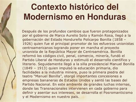 Literatura hondureña, modernismo hondureño