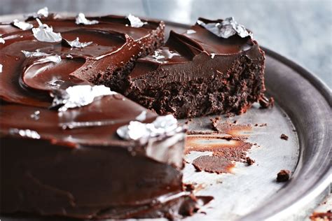 Little black dress chocolate cake   Recipes   delicious.com.au