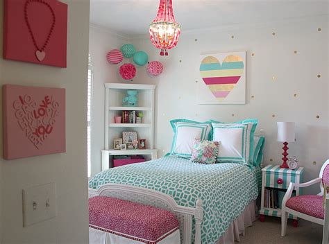 Little Girl s Room Revamped to Bright and Bold Tween Room
