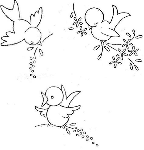 littlebirds | Bird embroidery pattern, Bird embroidery, Vintage embroidery