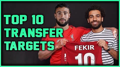 LIVERPOOL Transfer Targets 2019  TOP 10  Transfer News ft ...
