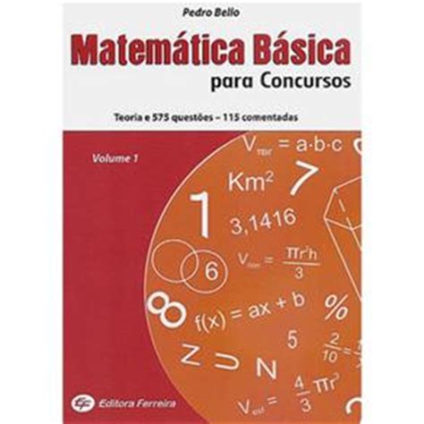 Livro   Matemática Básica Para Concursos   Volume 01 ...