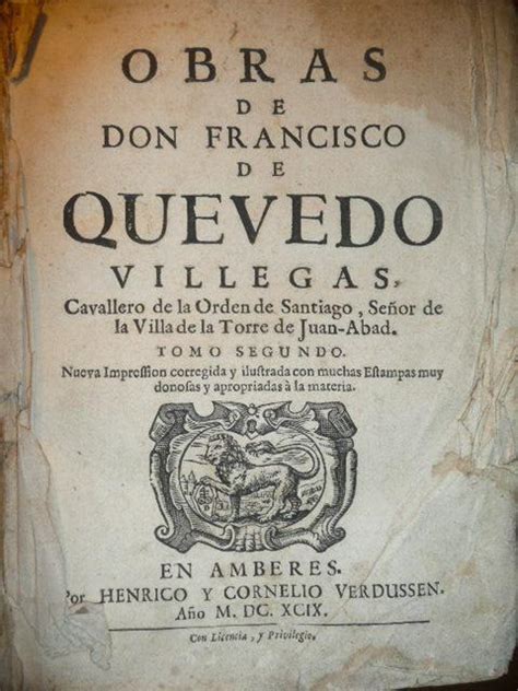 [ll] viaLibri ~ Obras de Don Francisco de Quevedo Villegas ...