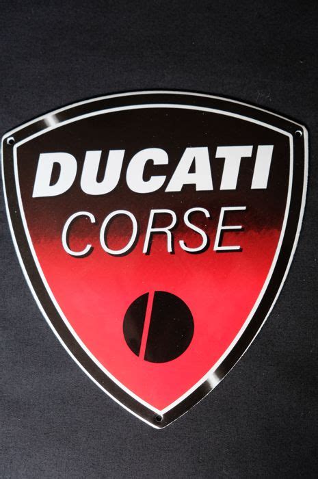 logo Ducati Corse   Ducati   Enamel   Catawiki
