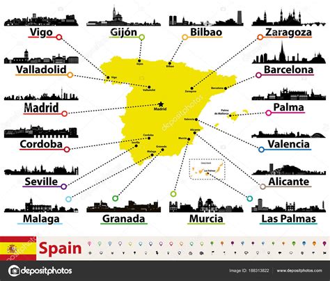 Logo gijon vectorial | Mapa Vectorial España Con Siluetas ...