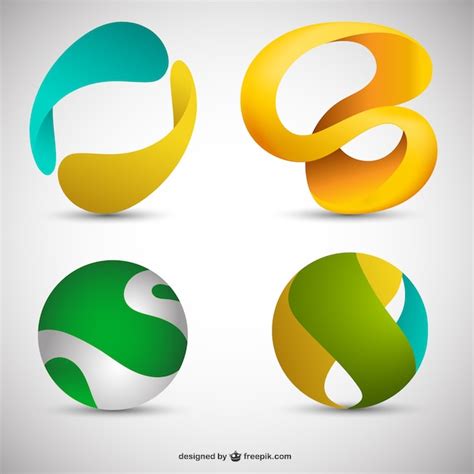 Logos 3d | Vector Gratis