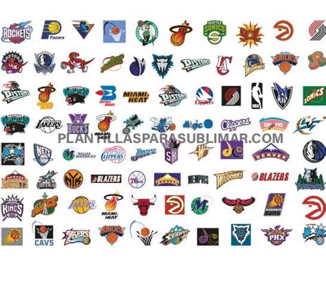 Logos Equipos NBA – Plantillas para sublimar