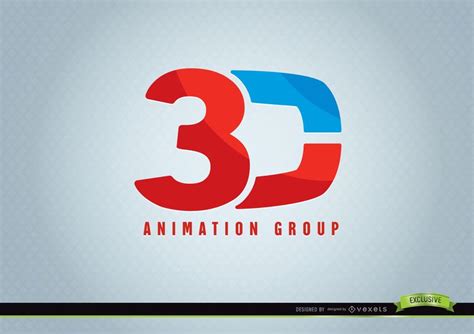 Logotipo De Animación 3D   Descargar Vector