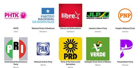 Logotipos de los partidos políticos de todas partes del mundo